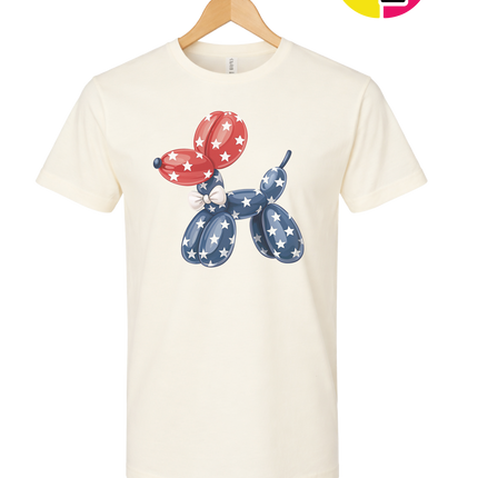 4th Of July Balloon Animal Tee