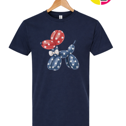 4th Of July Balloon Animal Tee