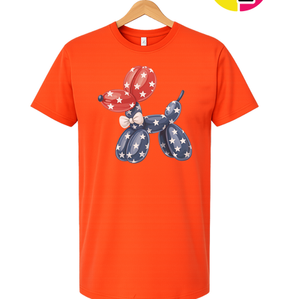 4th Of July Balloon Animal Tee