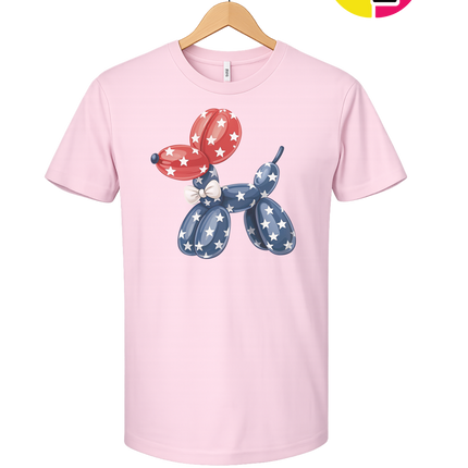 4th Of July Balloon Animal Tee