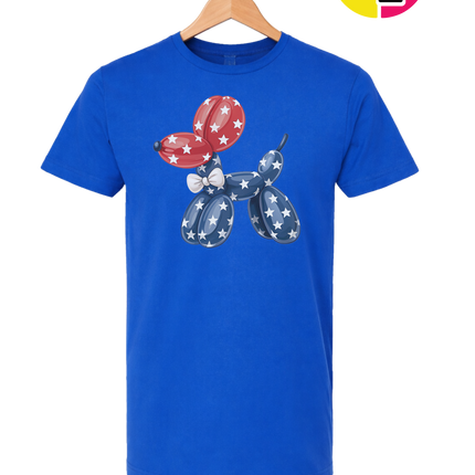4th Of July Balloon Animal Tee