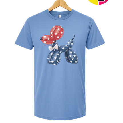 4th Of July Balloon Animal Tee
