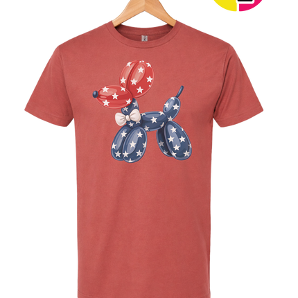 4th Of July Balloon Animal Tee