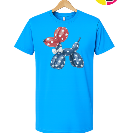 4th Of July Balloon Animal Tee
