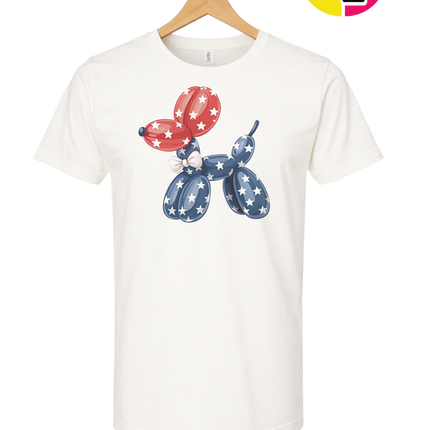 4th Of July Balloon Animal Tee