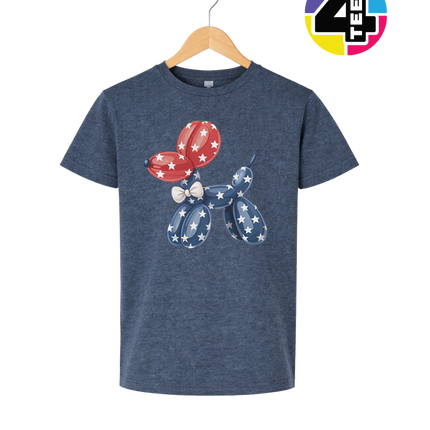 4th Of July Balloon Animal Youth Tee
