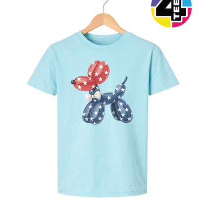 4th Of July Balloon Animal Youth Tee
