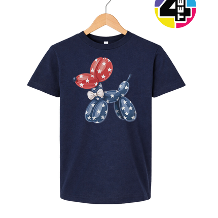 4th Of July Balloon Animal Youth Tee