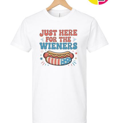 Just Here For The Weiners Tee