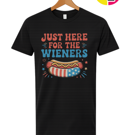 Just Here For The Weiners Tee