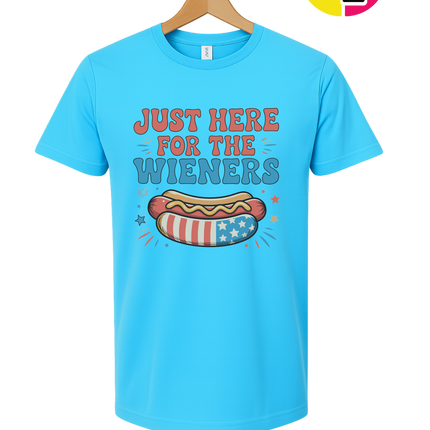 Just Here For The Weiners Tee