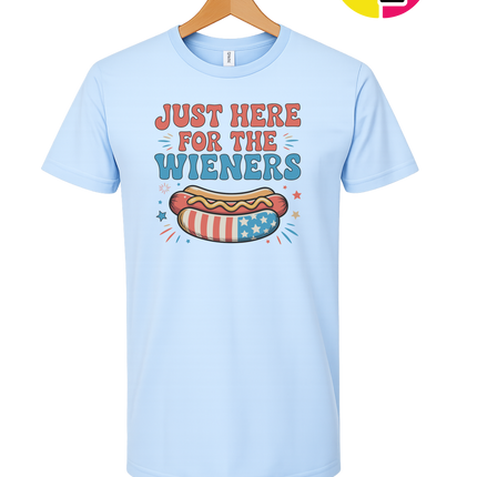 Just Here For The Weiners Tee