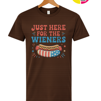 Just Here For The Weiners Tee