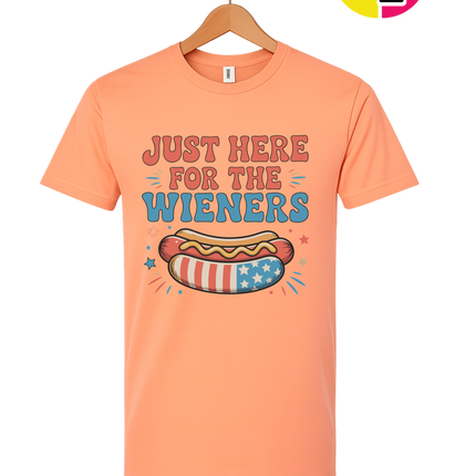 Just Here For The Weiners Tee