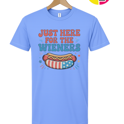 Just Here For The Weiners Tee