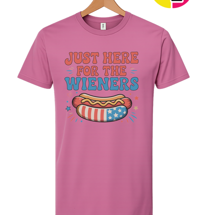 Just Here For The Weiners Tee