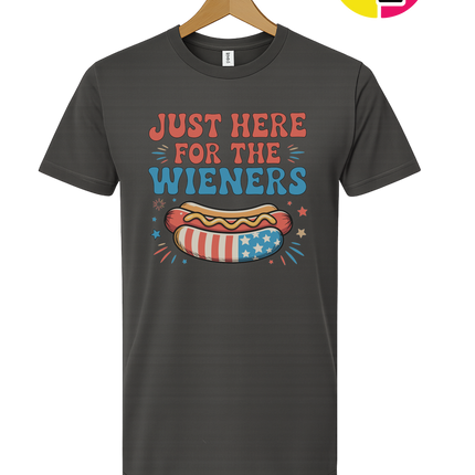 Just Here For The Weiners Tee