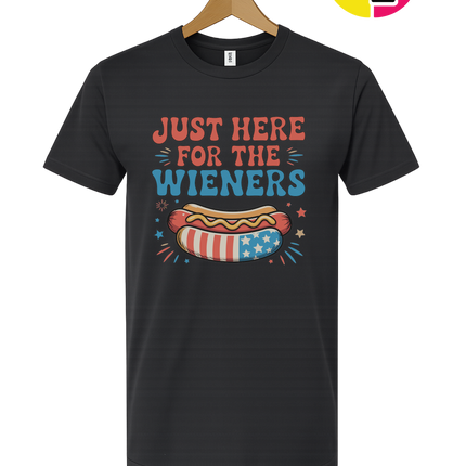 Just Here For The Weiners Tee