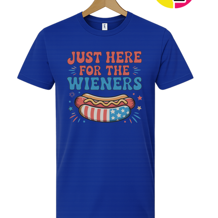 Just Here For The Weiners Tee