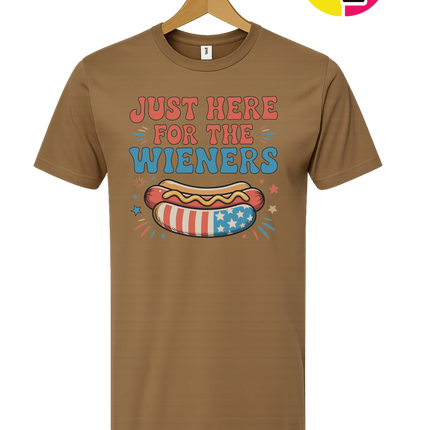Just Here For The Weiners Tee