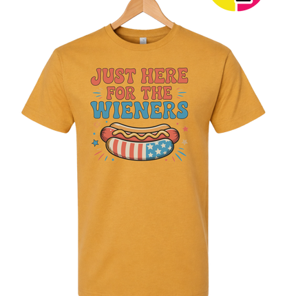 Just Here For The Weiners Tee