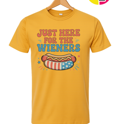 Just Here For The Weiners Tee