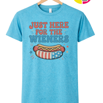 Just Here For The Weiners Tee