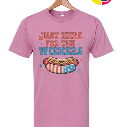 Just Here For The Weiners Tee