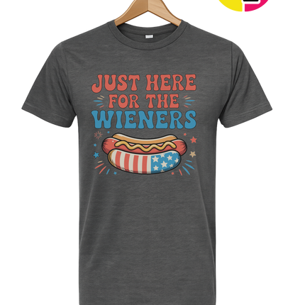 Just Here For The Weiners Tee