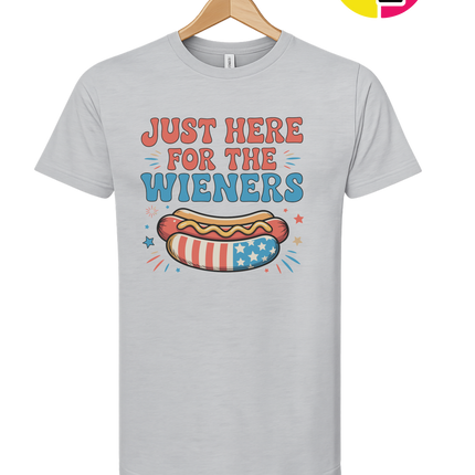 Just Here For The Weiners Tee