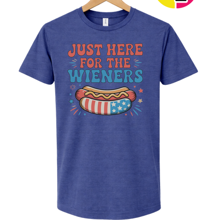Just Here For The Weiners Tee