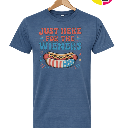 Just Here For The Weiners Tee