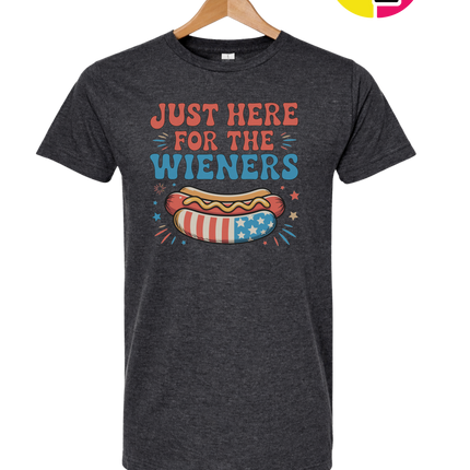Just Here For The Weiners Tee