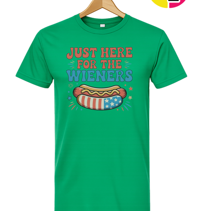 Just Here For The Weiners Tee