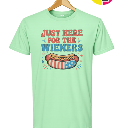 Just Here For The Weiners Tee
