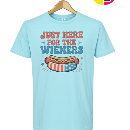 Just Here For The Weiners Tee