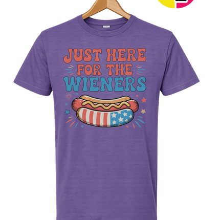 Just Here For The Weiners Tee