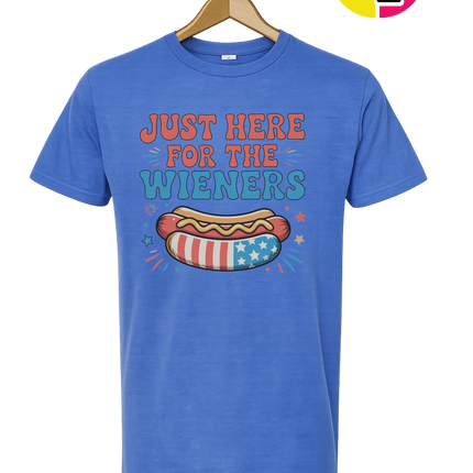 Just Here For The Weiners Tee