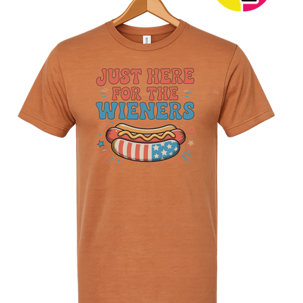 Just Here For The Weiners Tee