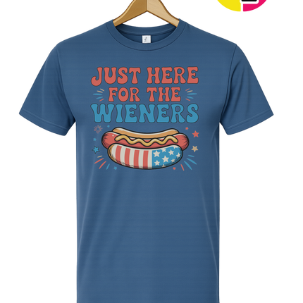 Just Here For The Weiners Tee