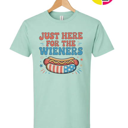 Just Here For The Weiners Tee
