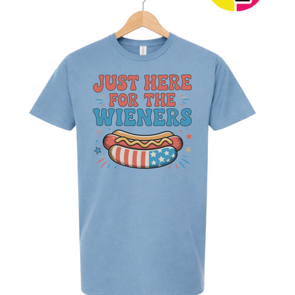 Just Here For The Weiners Tee