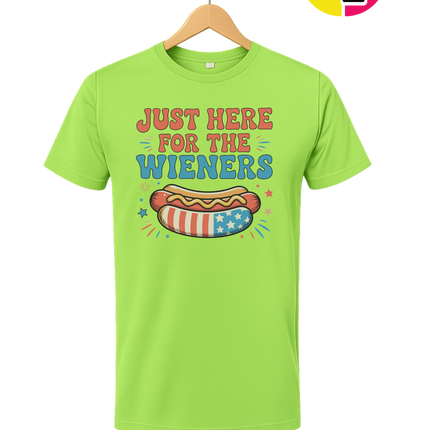 Just Here For The Weiners Tee