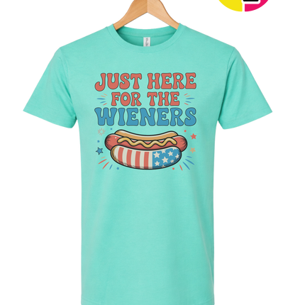 Just Here For The Weiners Tee