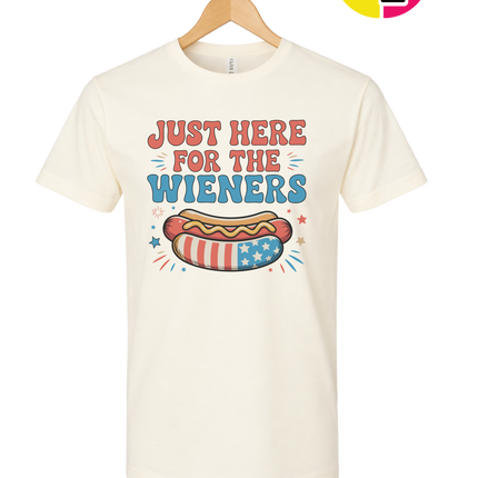 Just Here For The Weiners Tee