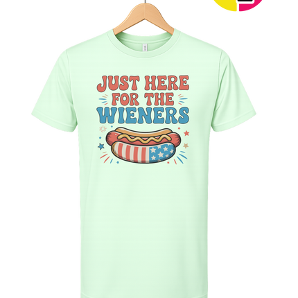 Just Here For The Weiners Tee