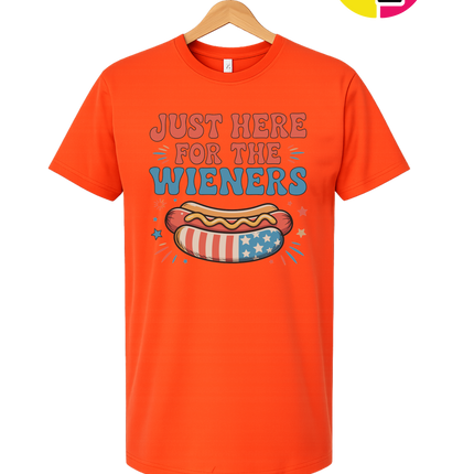 Just Here For The Weiners Tee