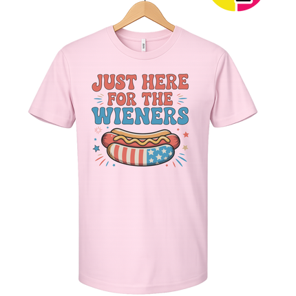 Just Here For The Weiners Tee