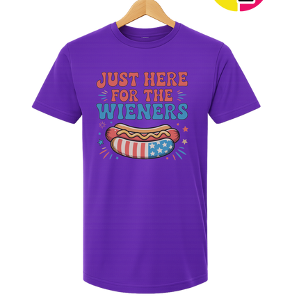 Just Here For The Weiners Tee