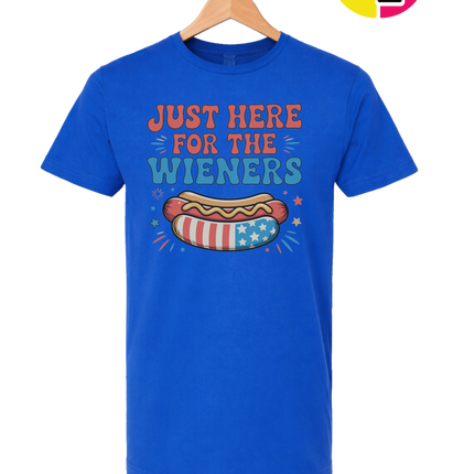 Just Here For The Weiners Tee